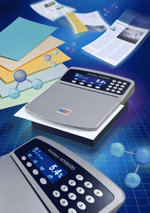 MX8000 paper moisture measurement system; portable + rapid